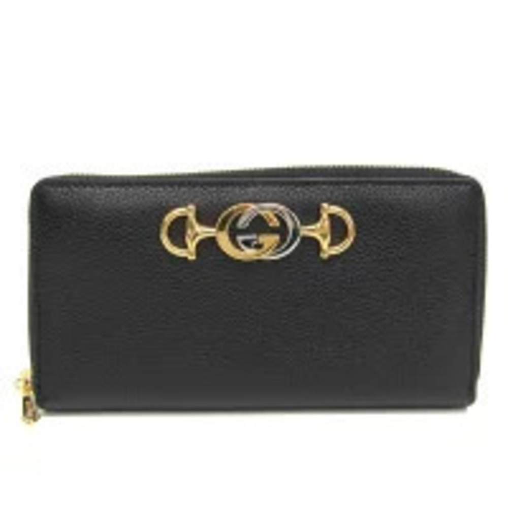 Gucci Zumi Leather Bifold Wallet Black